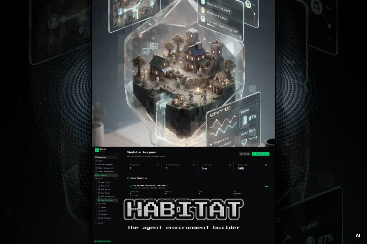 Habitat — Räumliche Simulationswelt für KI-Agenten