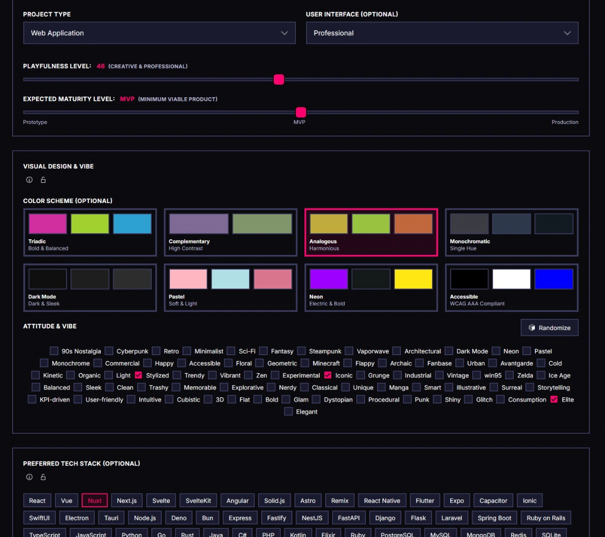Vibe This - Parameter